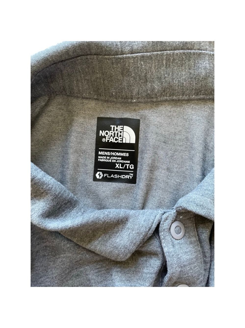 Men's The North Face Gray Polo Shirt Size XL - Picture 5 of 5